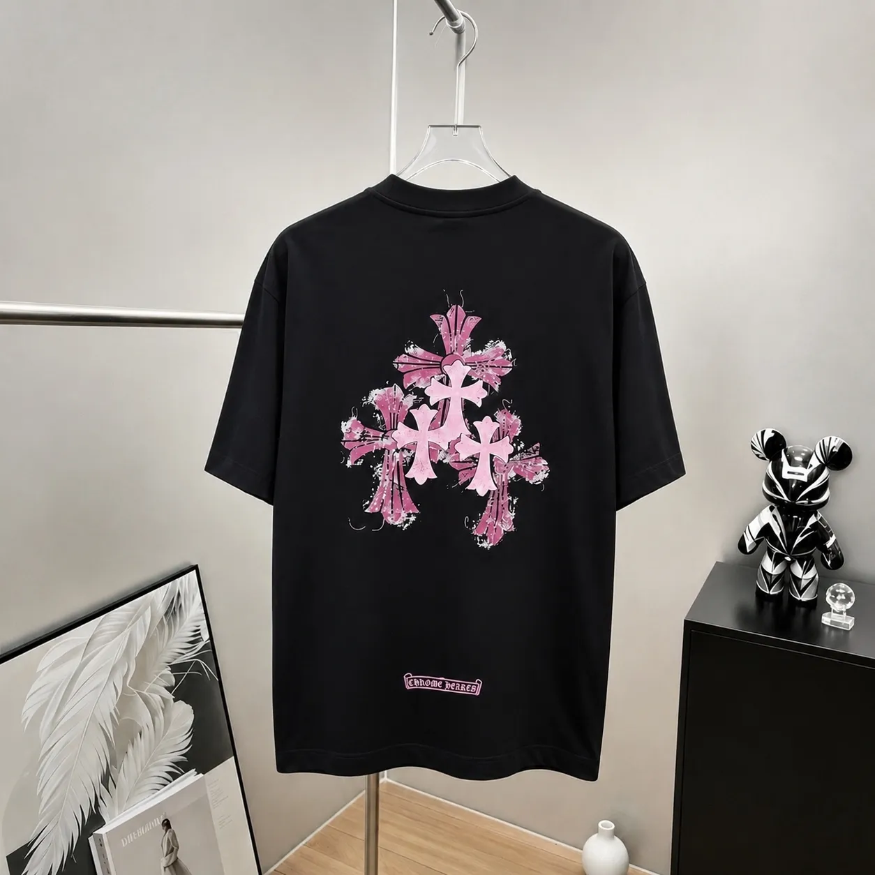 CH～ ， Same Style 《 》 ， tee ， Same Style ， : Black White Coffee Brown Size：S（90-130 ） M（125-150 ） L（135-165 ） XL（160-190 ） XXL（185 ）